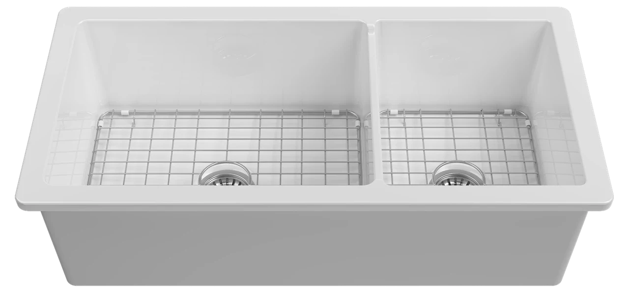Isvea Palermo Under-Counter Sink Double-Chamber 93 cm 10TRS80293