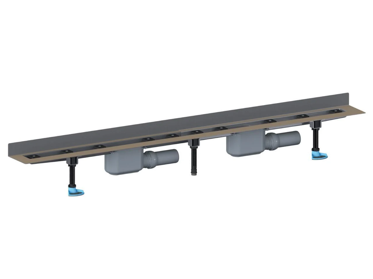 Dallmer Shower channel CeraLine W Duo 1900 mm, DN 50