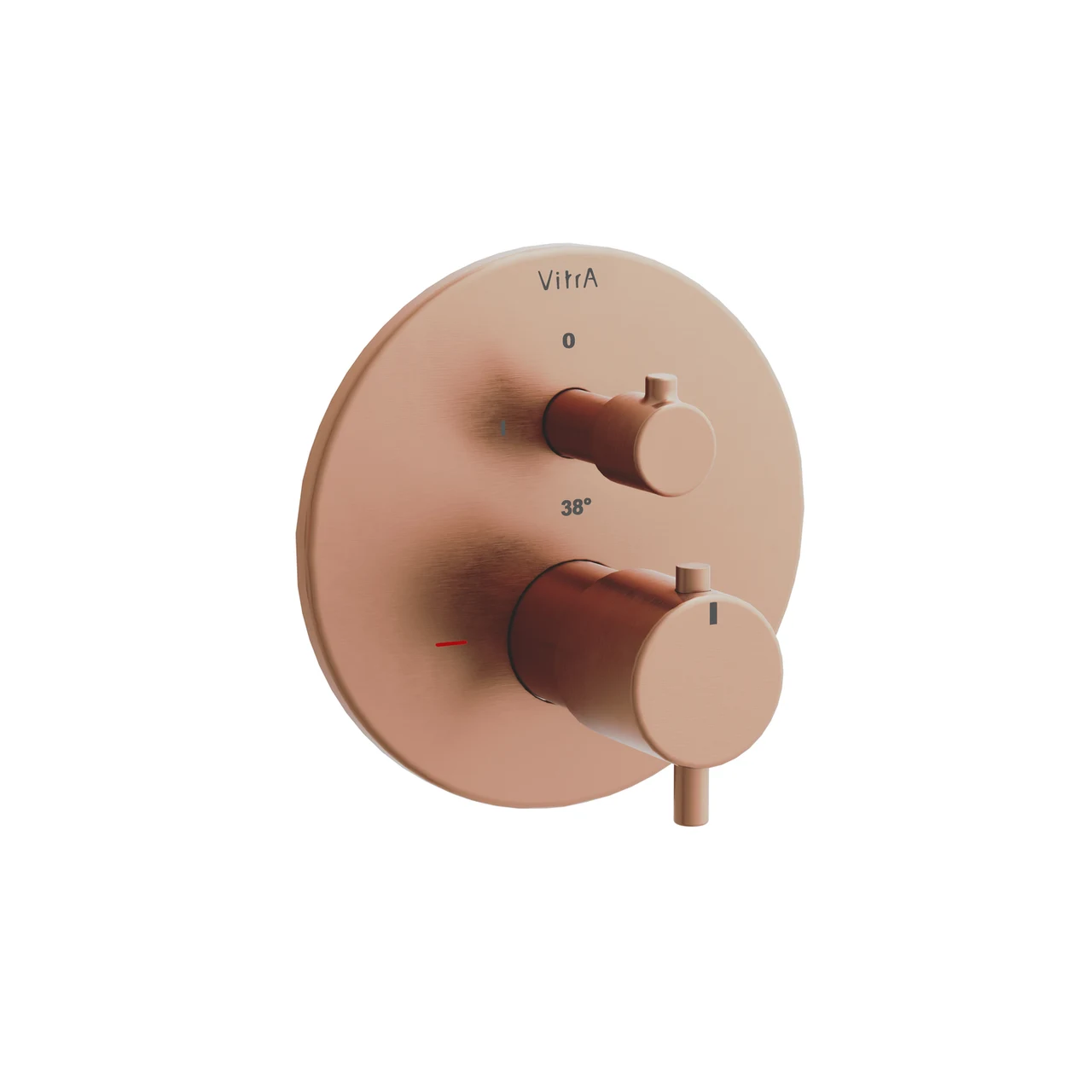 VitrA Aquaheat Thermostatic Built-in Shower Mixer - Round A4334824EXP
