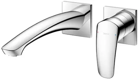 TOTO "GM" Wall Mount Single Lever Lavatory Faucet w/out Popup ( Long )(TLG09308BA)