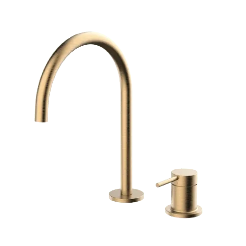 Oceandell Medium Basin Spout With Waste Set Vibrant Bronze MHA-007