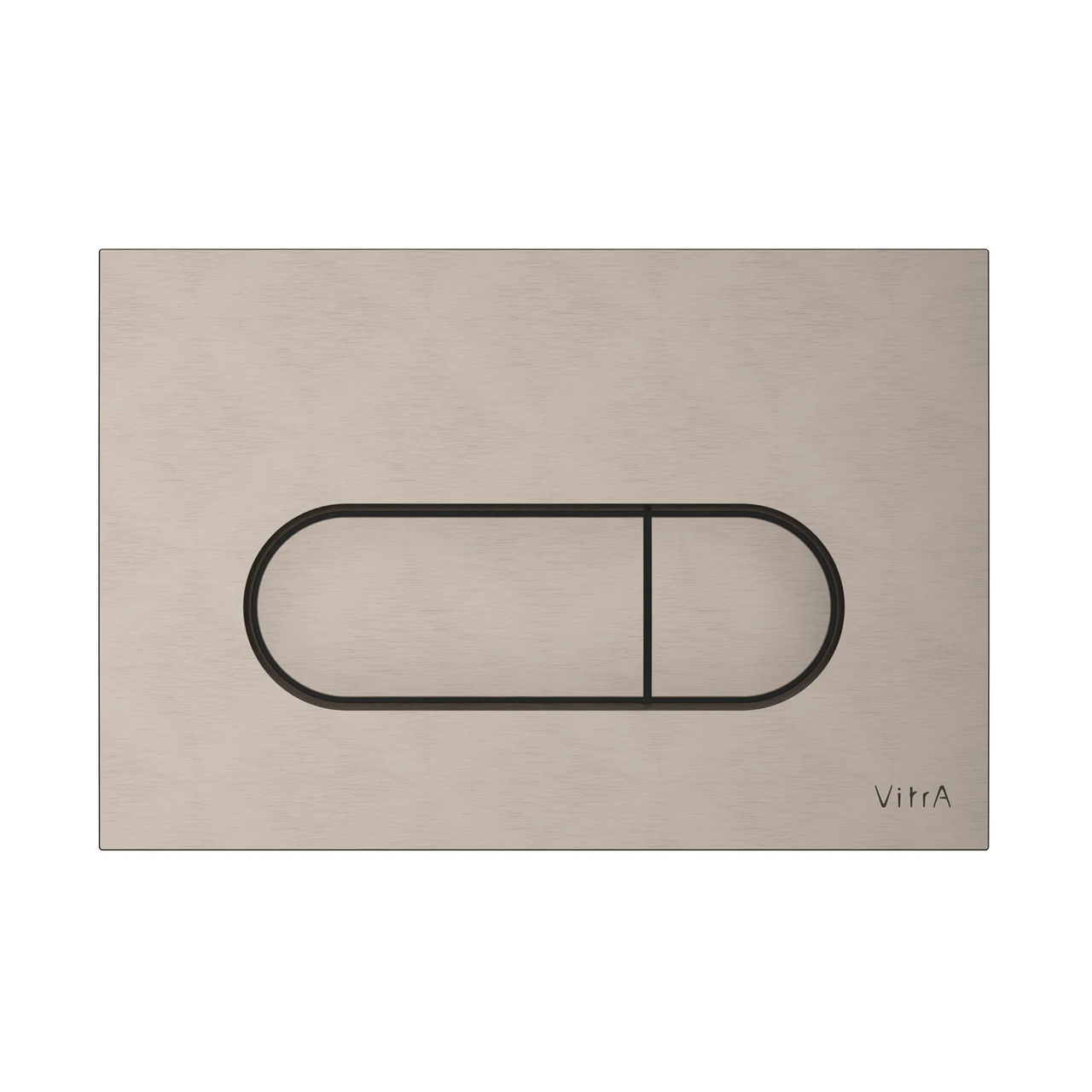 VitrA Loop Round Flush Plate - Brushed Nickel 740-2295