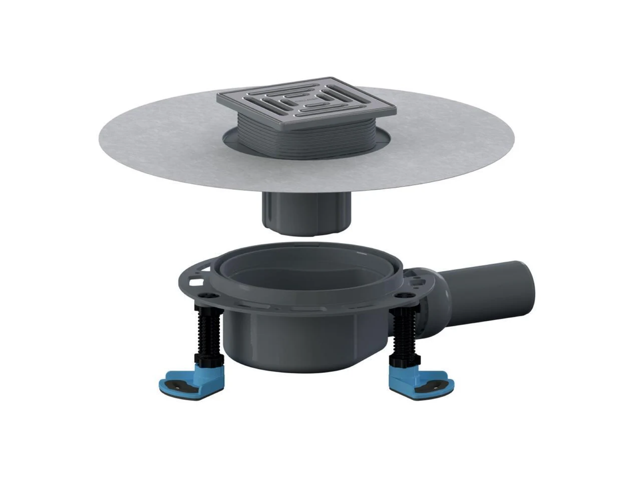 Dallmer Floor drain DallDrain Select, DN 50, 120 x 120 mm 517036
