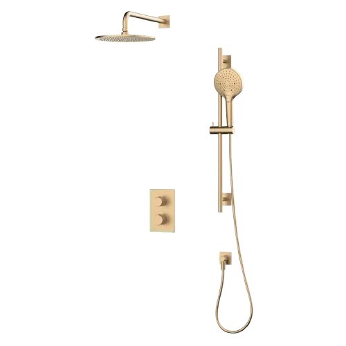 Oceandell Orabella Thermostatic Exposed Shower Set - Gold SHA-001 SCA-001 SMW-001