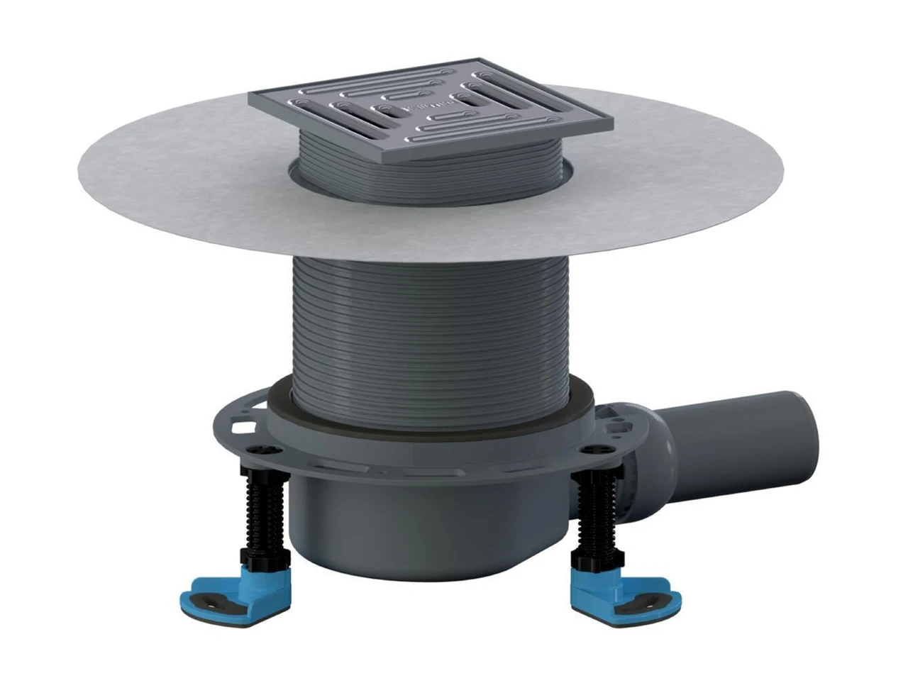 Dallmer Floor drain DallDrain Pure Vario, DN 50, 150 x 150 mm