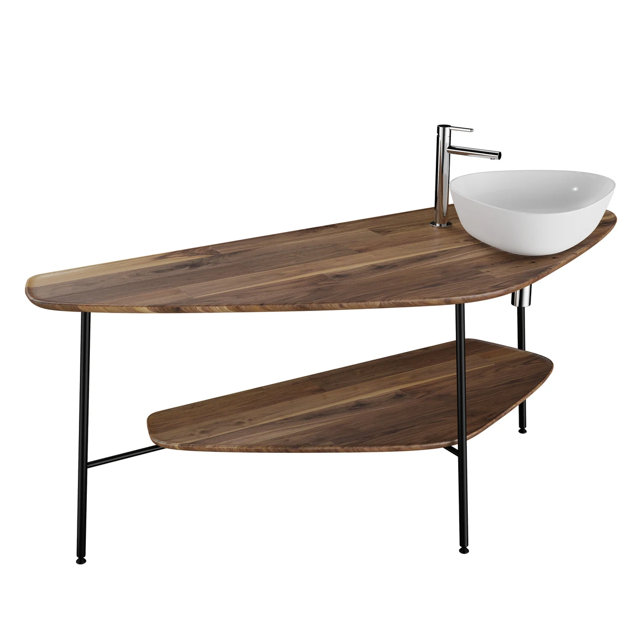 VitrA Plural Wood Countertop Unit 64041