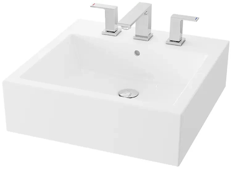 TOTO Console Lavatory 3 Tap Holes (505 x 505 x 155 mm) LW640NJ#W