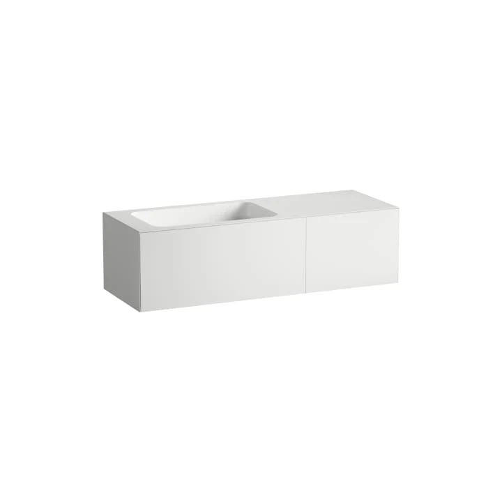 LAUFEN Washplace, wall-hung 125,4 × 45 cm H580FO75251121