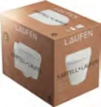 LAUFEN Wallhung WC COMBI PACK, Silent Flush, rimless