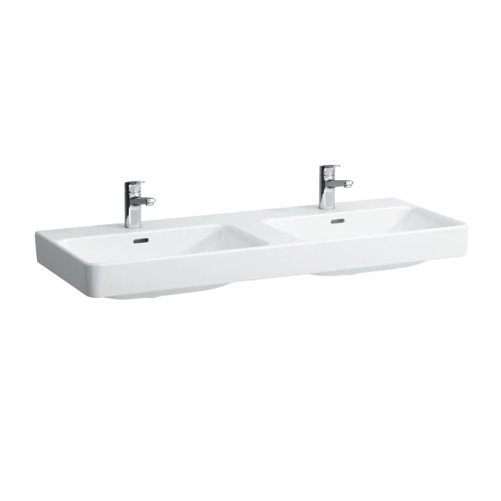 LAUFEN Double washbasin 120 × 46 cm H814966